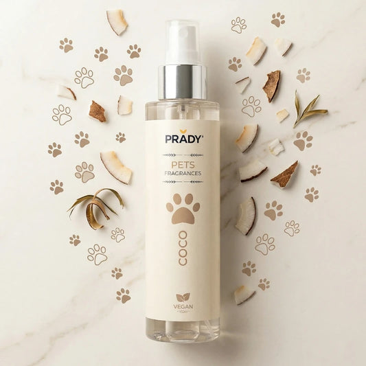 Parfum vegan pour animaux - senteur coco